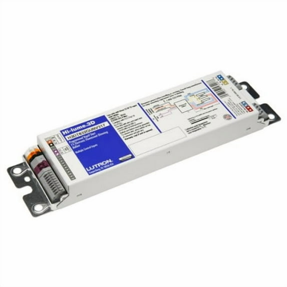 Lutron H3DT832GU310 Hi-Lume 3D Fluorescent Dimming Ballast, 3-Lamp, F32T8 32W T8