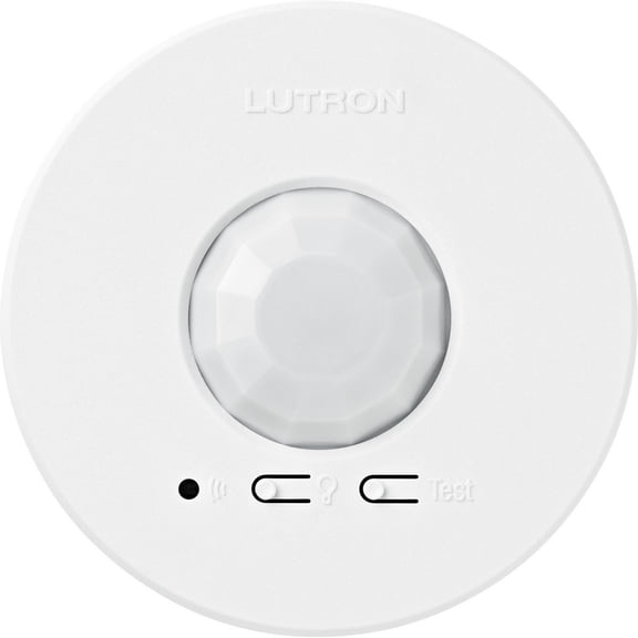 Lutron LRF2-VCR2B-P-WH Radio Powr Savr Wireless Ceiling-Mounted Vacancy Sensor, White