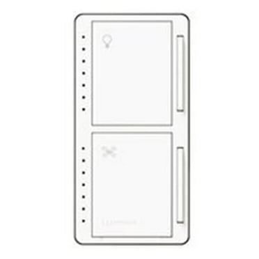 Lutron Maestro White Dimmer & Fan Control Switch