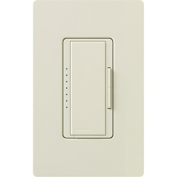 Lutron 47614 - 120 volt Light Almond 450 watt Single-Pole / 3-Way Incandescent / Halogen Magnetic Low Voltage Wall Dimmer Switch
