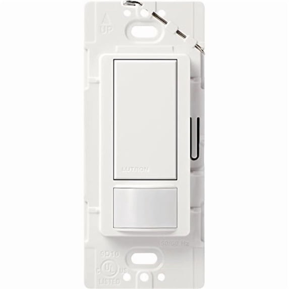 Lutron Maestro MS-OPS2-WH PIR Occupancy Sensor Switch 2A 120V