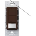 thumbnail image 1 of Lutron MS-OPS6-DDV-BR Maestro 6 Amp 120 Volt Single Pole Dual Circuit Motion Sensing, 1 of 7