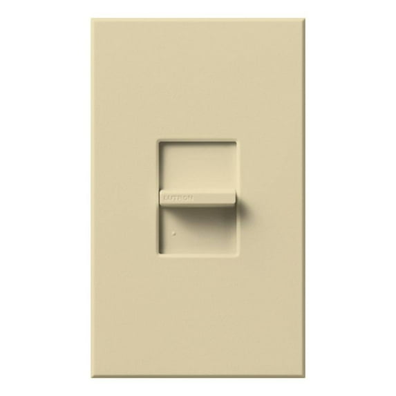 Lutron NTSTV-DV-IV Nova-T LED Driver Control Dimmer, 0-10V, 120-277V, Ivory
