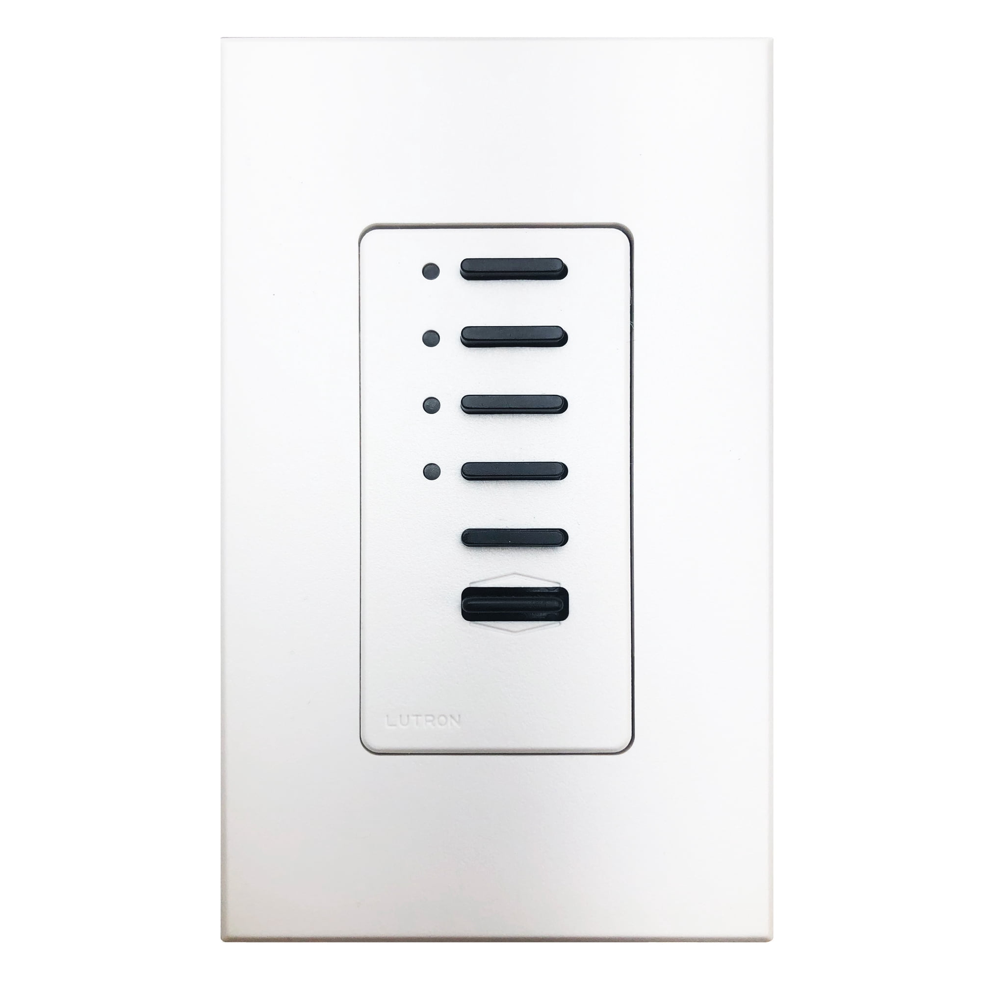 Lutron Nova T Ntgrx-4S-Wh Aux Four Scene Control 4 Scenes 120V Wall ...
