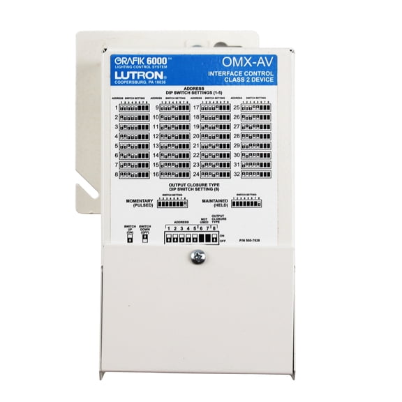 Lutron Omx-Av Control Interface Grafik 6000