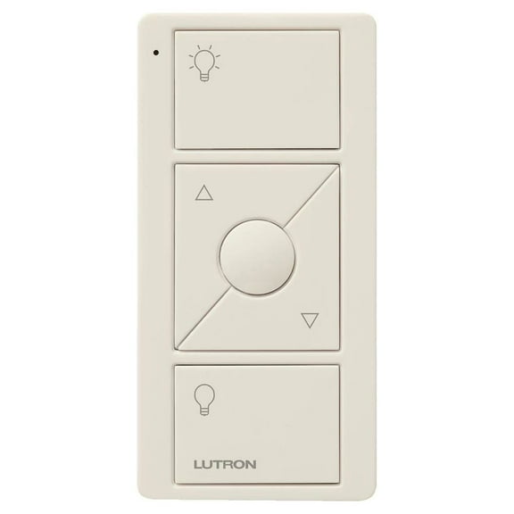 Lutron Pico Smart Remote Control for Caseta Dimmer - Light Almond