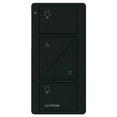 thumbnail image 1 of lutron pico remote with raise/lower for caseta wireless smart dimmer switches, pj2-2brl-gbl-l01, black, 1 of 5