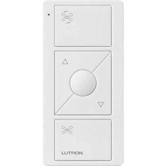 Lutron Pico Smart Remote for Caseta Smart Fan Speed Control, White