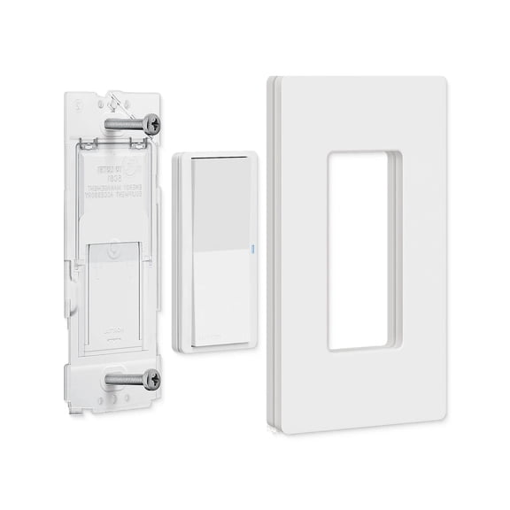 Lutron PJ2W-P2B-WH Pico Paddle Remote Wall-Mounting Kit, Wireless On/Off Control For Smart