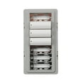 thumbnail image 1 of Lutron QSWS2B-3BI-WH SeeTouch QS Keypads Sub Controls 3 Button Insert Kit, White, 1 of 1