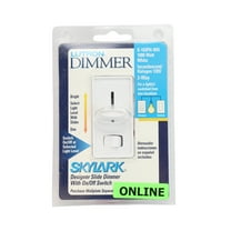 Lutron S-103PH-WH Skylark 1000W Incandescent / Halogen 3-Way Preset Dimmer in White