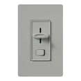 thumbnail image 1 of Lutron S-10P-GR Skylark 1000-Watt Single Pole Dimmer with On/Off Switch, Gray, 1 of 3