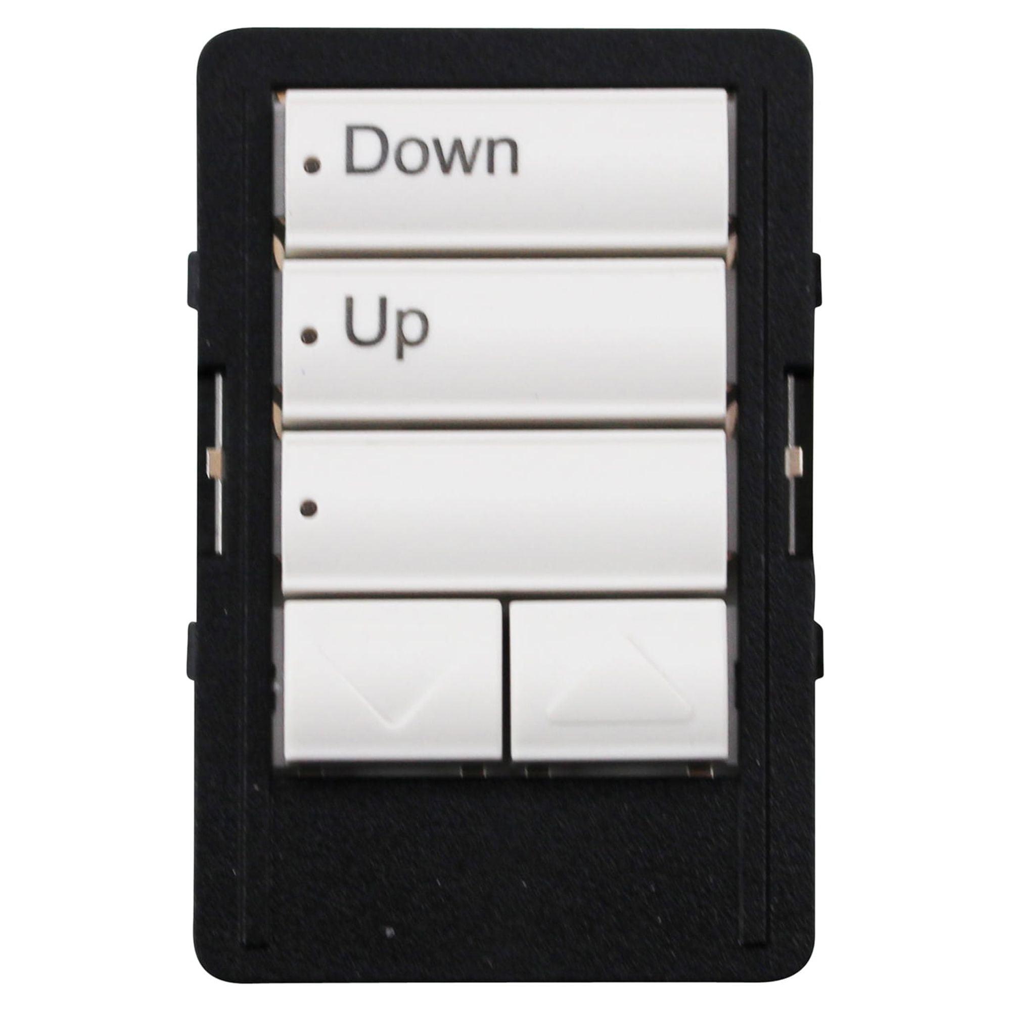 Lutron SeeTouch QSWS2B3BRLNWHE01 QS Keypads Engraved 3 Button raise