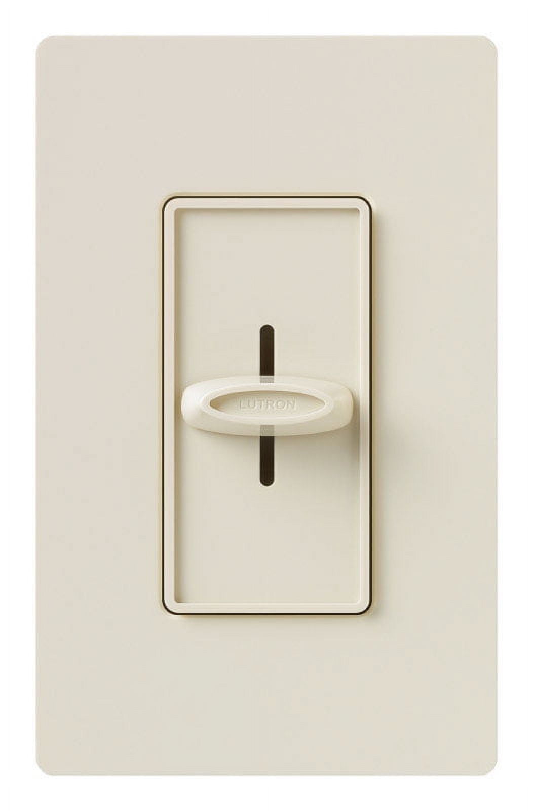 Skylark Slide Dimmer Single Pole Full Range 125 V Light Almond Ul Clamshell