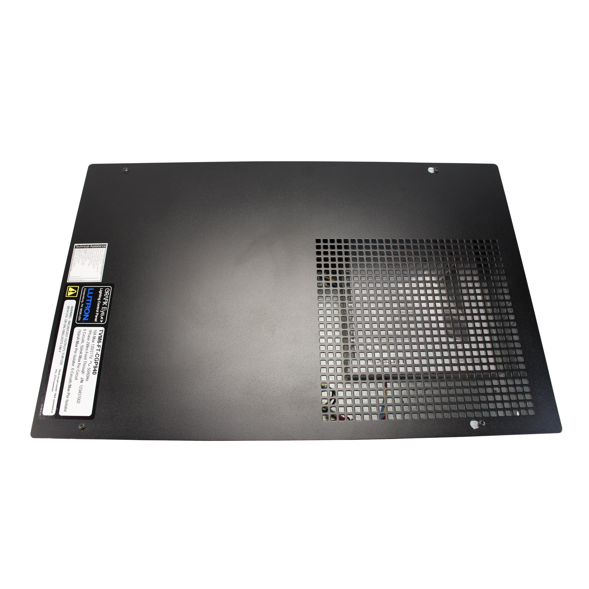 Lutron TVM6FT Grafik Eye 6 Zone Lighting Control Panel, 16A, 120/277V