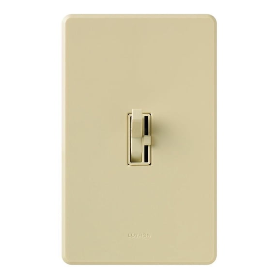 Lutron Toggler 1000-Watt 3-Way Incandescent Dimmer Switch, AY-103PH-IV, Ivory CA2