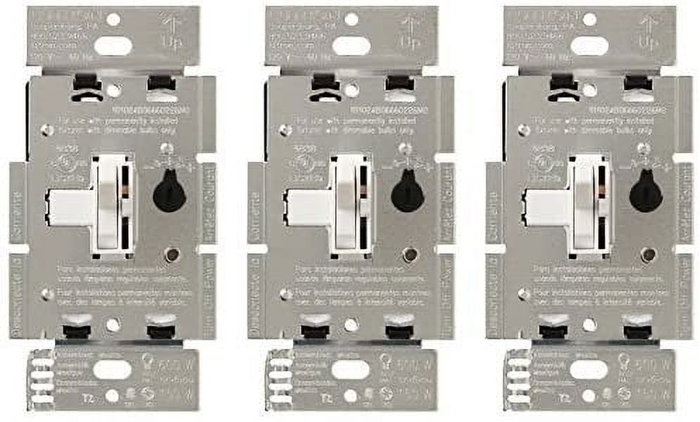 Lutron Toggler LED+ Dimmer Switch 150Watt, SinglePole/3Way TGCL
