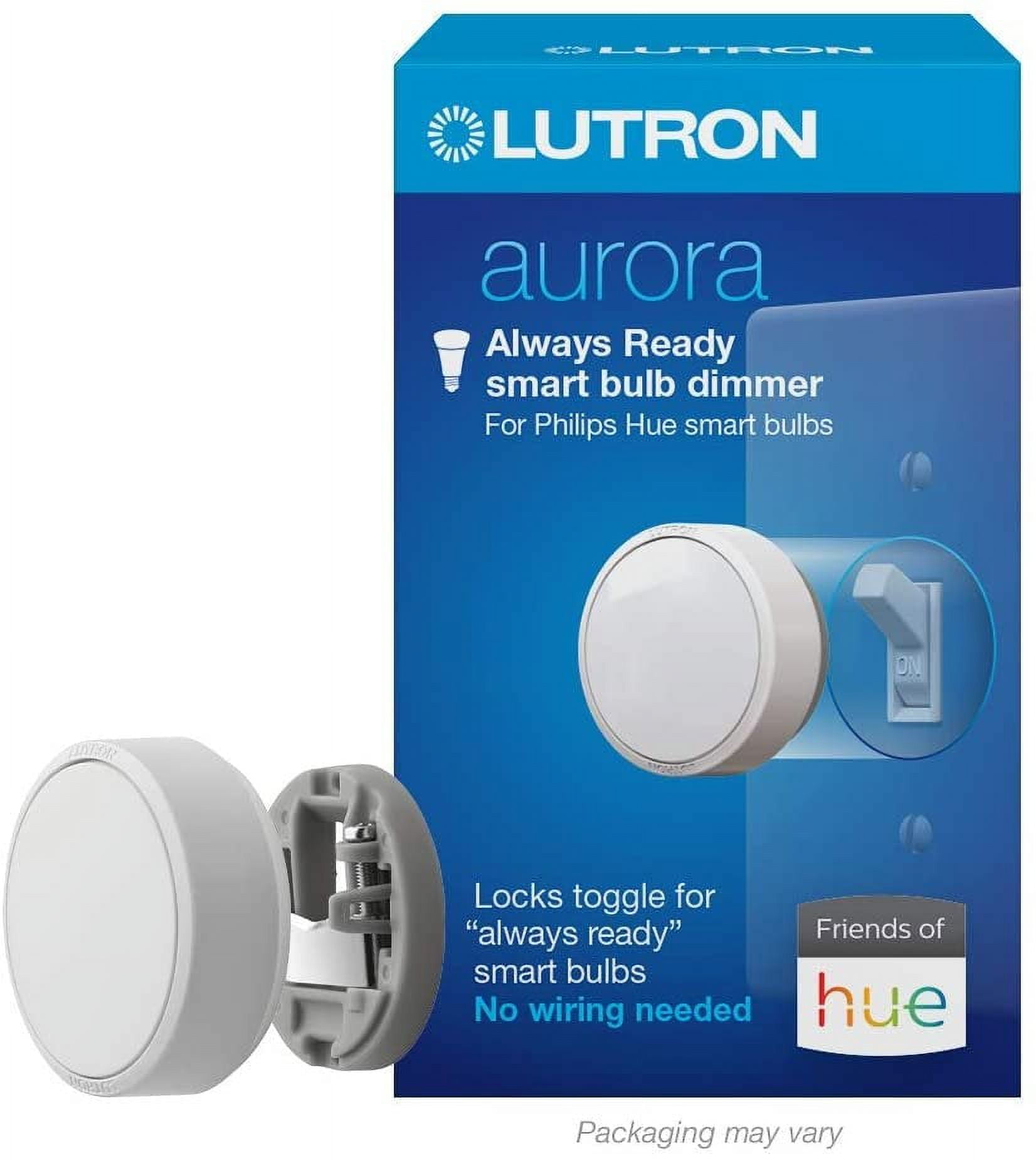 White Wireless Smart Bulb Dimmer Switch