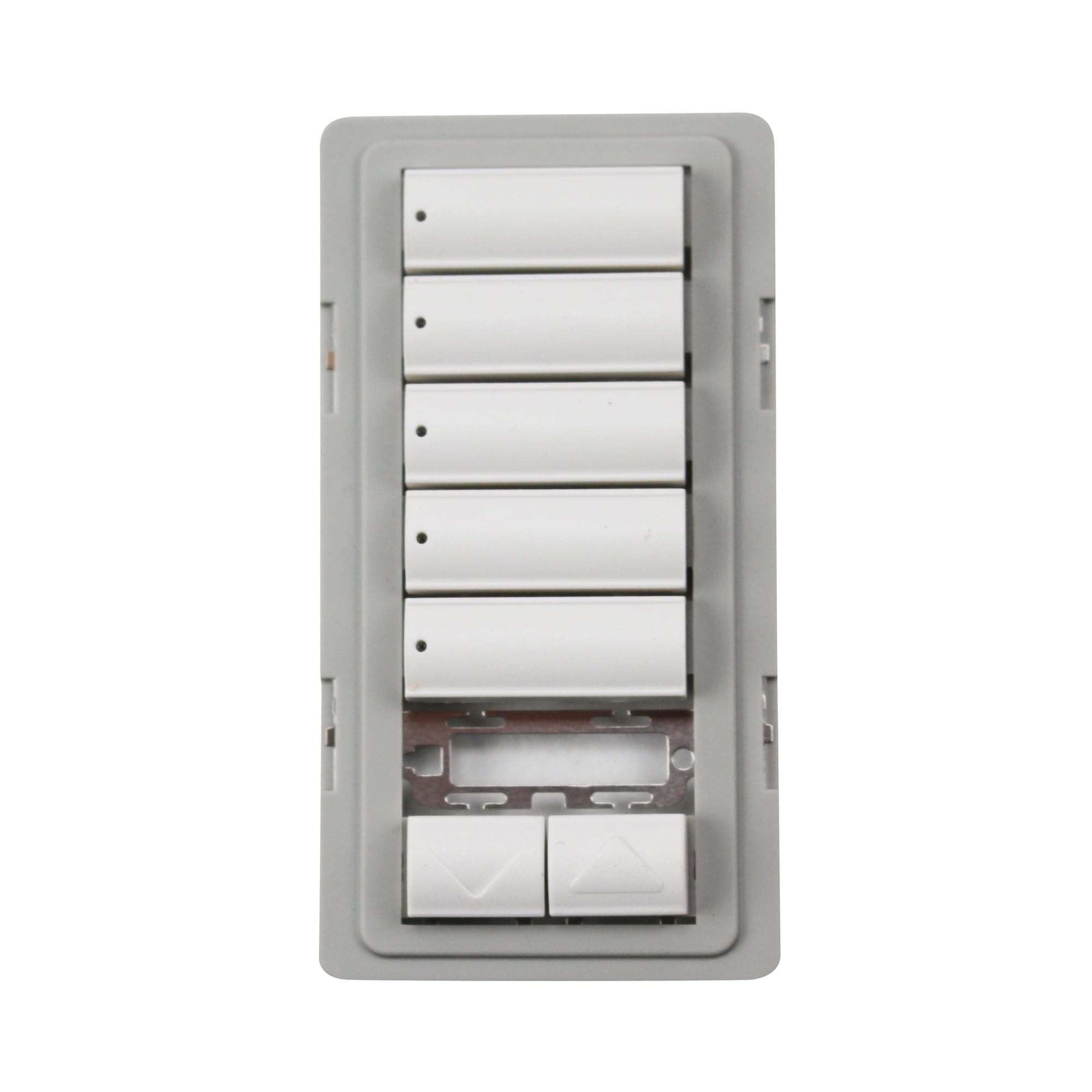 Lutron seeTouch GRAFIK Eye QSWS2B5BRLNWHNST 5 Button Engraving
