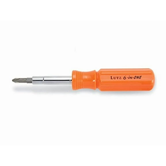 Lutz 6-IN-1O Orange Screwdriver