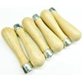 thumbnail image 1 of Lutz Skroo-Zon File Handles Wood # 5 for 8 Files 6 Pieces Self Threading USA, 1 of 1
