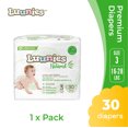 thumbnail image 1 of Luunies Natural Baby Diapers Size 3 , 30 count, 1 of 11