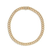 Luv Aj Pav  Cuban Chain Link Collar Necklace, 17" $350