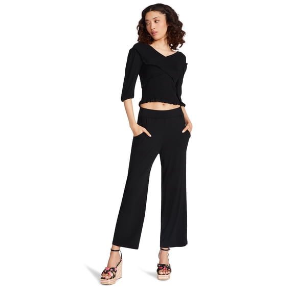 Luv Betsey By Betsey Johnson Women's Smocked Waist Pant