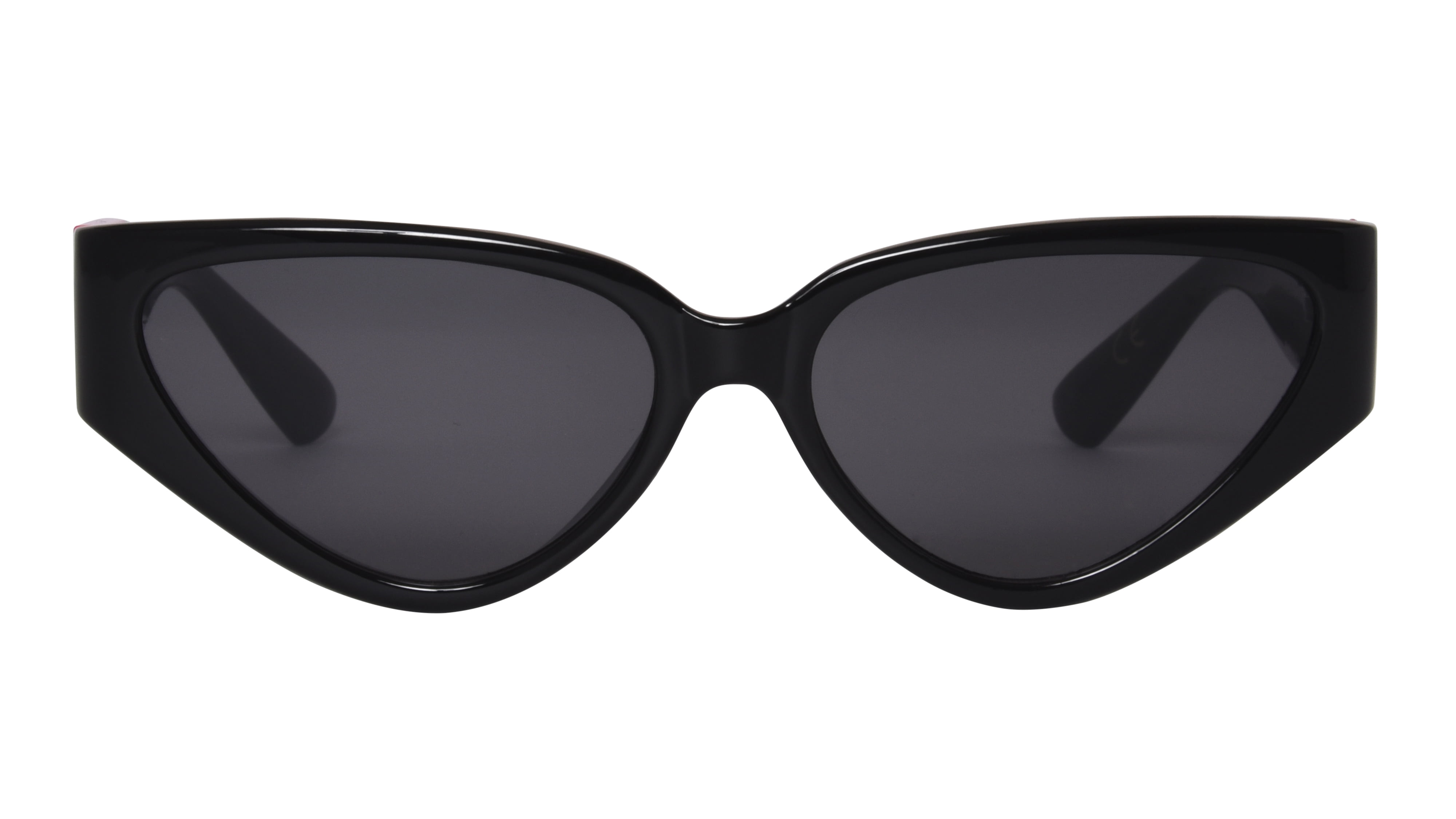 Luv Betsey CateyeBlack with Floral Temples Women's Sunglass