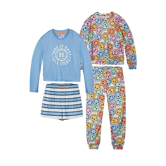 Luv Betsey Girls 4-Piece Pajama Set, Sizes 4-18