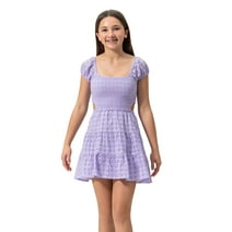Luv Betsey Girls Eyelet Dress with Cut Outs, Sizes 7-16