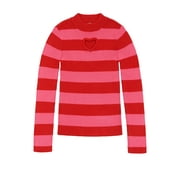 LUV BETSEY Girls Sweater with Heart Cut Out, Sizes 4-18