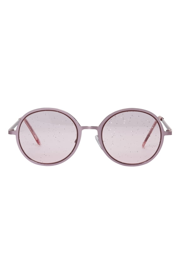 Round Pink Women's Sunglass
