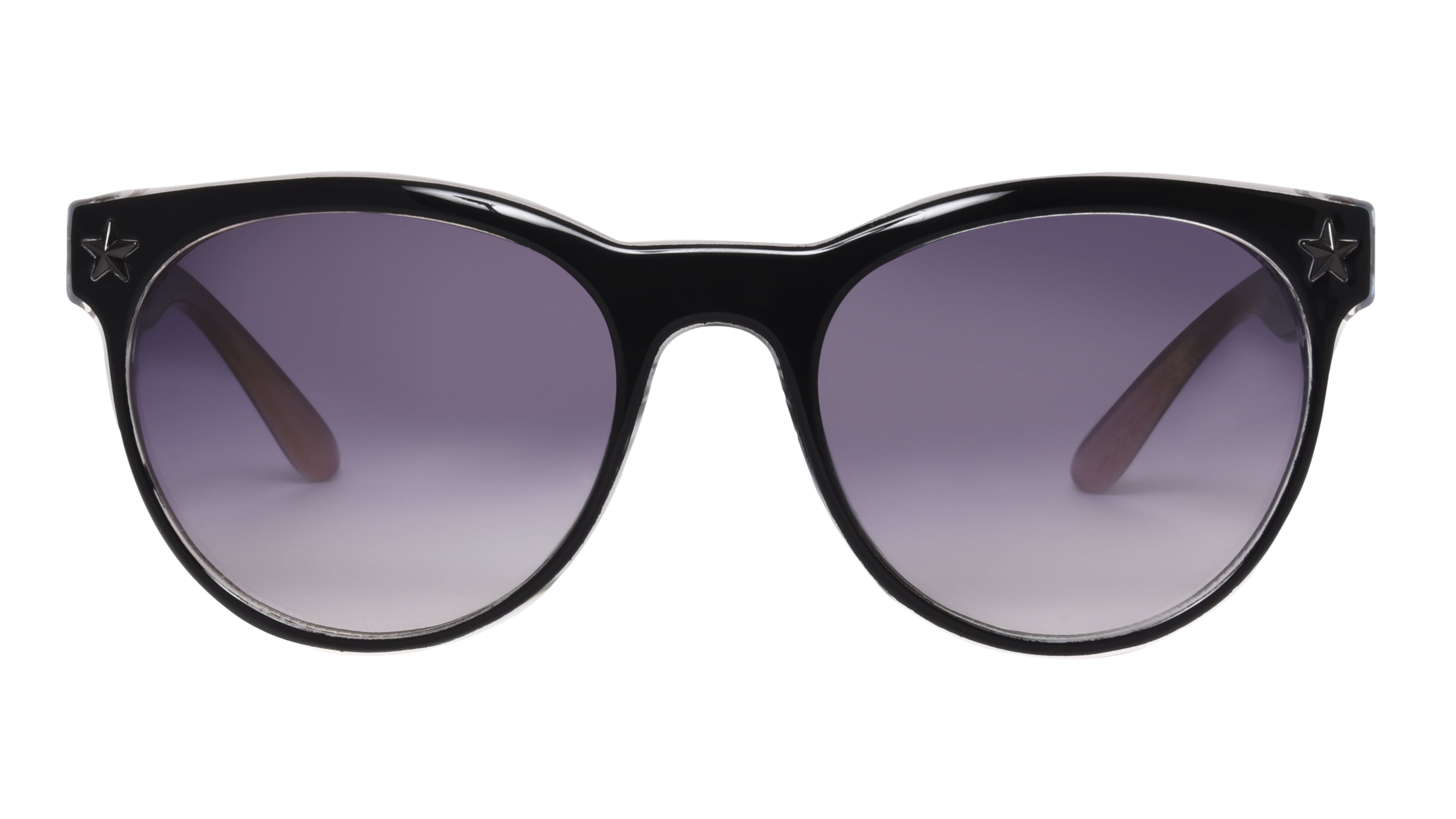Luv Betsey RoundBlack Women's Sunglass