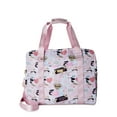 thumbnail image 1 of Luv Betsey by Betsey Johnson Women's River Large White Multi Printed Weekender Bag, 1 of 5