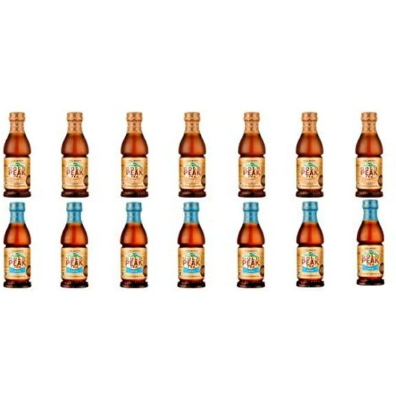 Luv Box - Variety Gold Peak Tea Pack 18.5Oz Bottle, 12Ct.,Peach,Sweet Tea.