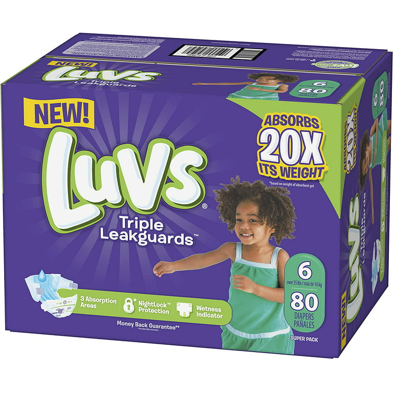luvs diapers, size 4, 160 count