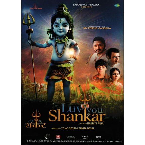 Luv You Shankar Hindi Movie - Film DVD with English Subtitles