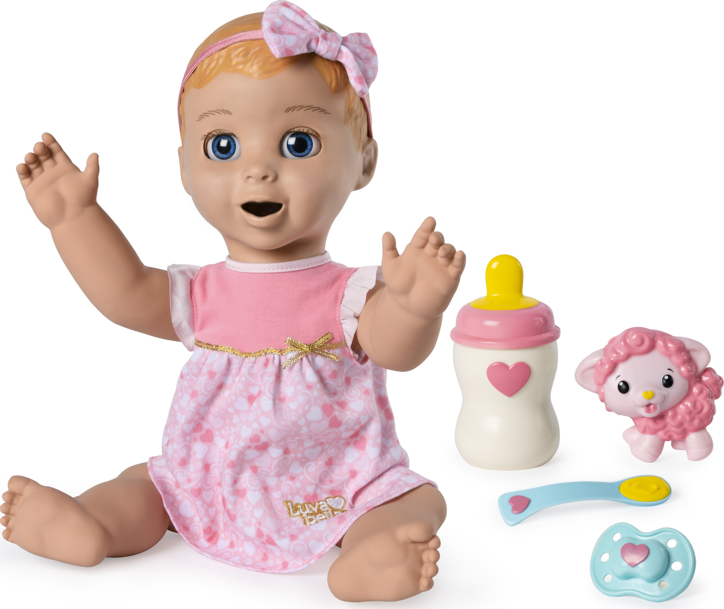 Luvabella Blonde Hair, Responsive Baby Doll with Real Expressions and Movement, for Ages 4 and Up - image 1 of 8