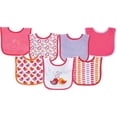 thumbnail image 1 of Luvable Friends Applique/Print Bib, 7pk, Multiple Colors, 1 of 1