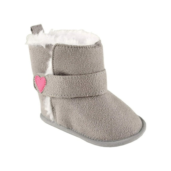 Luvable Friends Baby 11805 Pull On Snow Boots , Gray, Size Infant 0.0