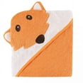 thumbnail image 1 of Luvable Friends Baby Boy Cotton Animal Face Hooded Towel, Fox, One Size, 1 of 3