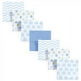 thumbnail image 1 of Luvable Friends Baby Boy Cotton Flannel Receiving Blankets, Blue Chevron 7-Pack, One Size, 1 of 32