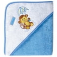 thumbnail image 1 of Luvable Friends Baby Boy Cotton Hooded Towel, Blue, One Size, 1 of 1