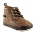 thumbnail image 1 of Luvable Friends Baby Boy Crib Shoes, Brown, 12-18 Months, 1 of 6