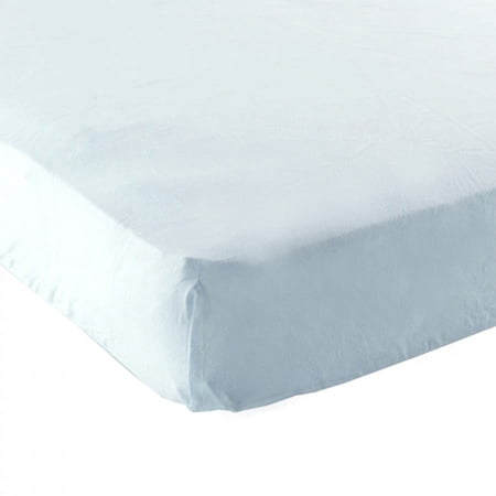 Luvable Friends Baby Boy Fitted Playard Sheet, Blue, One Size