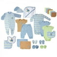 thumbnail image 1 of Luvable Friends Baby Boy Layette Gift Cube, Blue Turtle, 0-6 Months, 1 of 1