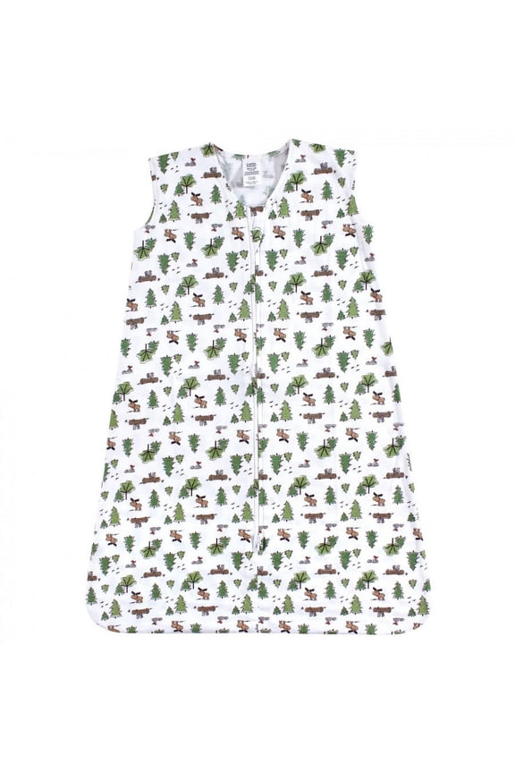 Baby Boy Sleeveless Jersey Cotton Sleeping Bag, Sack, Blanket, Moose Jersey, 18-24 Months