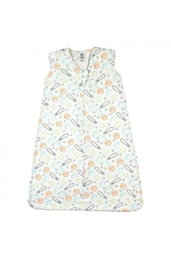 Baby Boy Sleeveless Jersey Cotton Sleeping Bag, Sack, Blanket, Sports Jersey, 18-24 Months