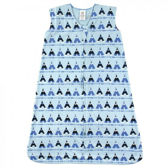 Luvable Friends Baby Boy Sleeveless Jersey Cotton Sleeping Bag, Sack, Blanket, Tepee Jersey, 0-6 Months
